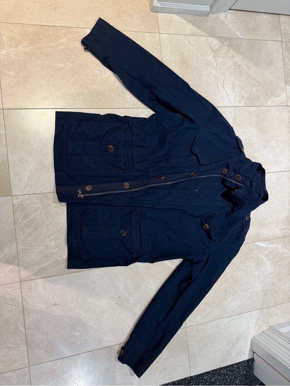Tommy Hilfiger Navy Military Field Jacket